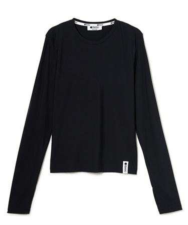 【Multi Comfort】クルーネックプルオーバー(ブラック-S)