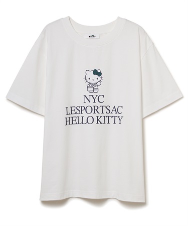 【LeSportsac×Hello Kitty】NYC Tシャツ(ホワイト-S)
