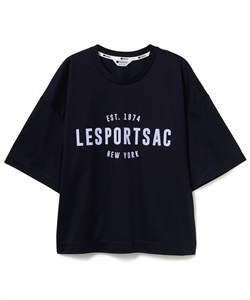 LeSportsac プリントTシャツ(ネイビー-F)