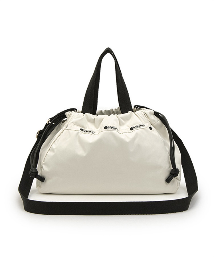 E/W CITY DRAWSTRING BAG(アップタウンサンドバー/ブラック-フリー)