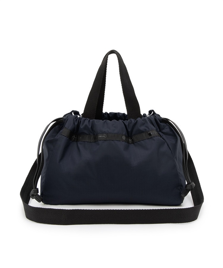 E/W CITY DRAWSTRING BAG(アップタウンディープシーブルー/ブラック-フリー)