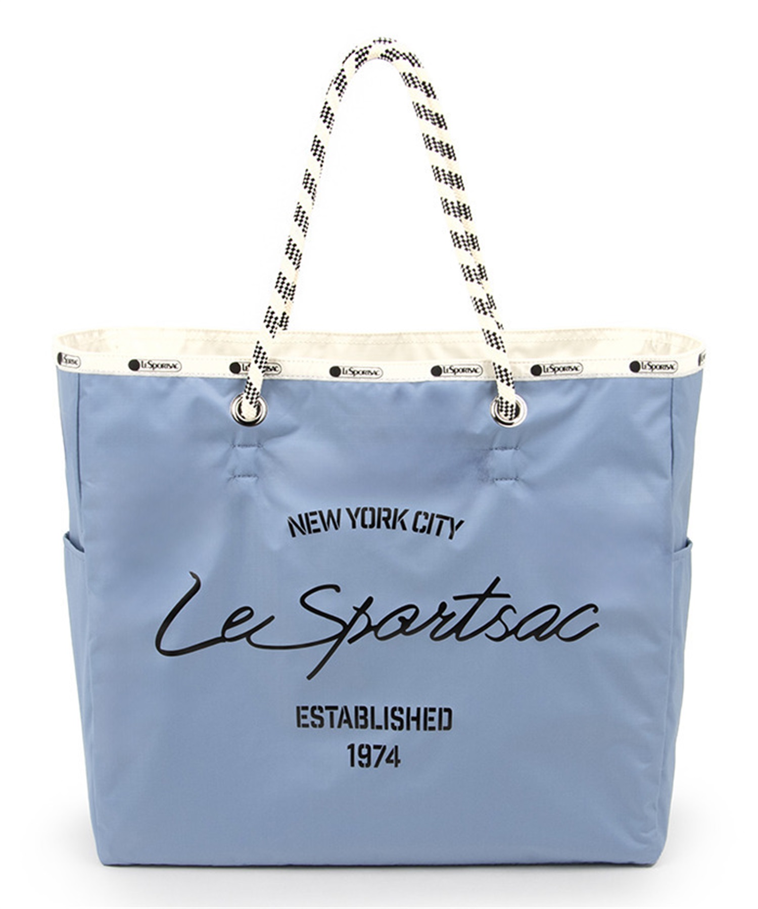 LARGE 2 WAY TOTE(2ウェイスレートブルー/パールシャイン-フリー)