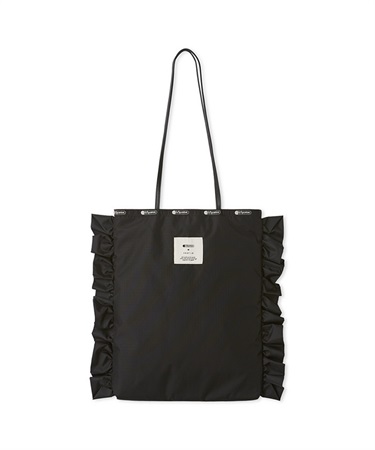 【LeSportsac × FRAY I.D】RF VERTICAL CITY TOTE ブラックソリッドラッフルFR
