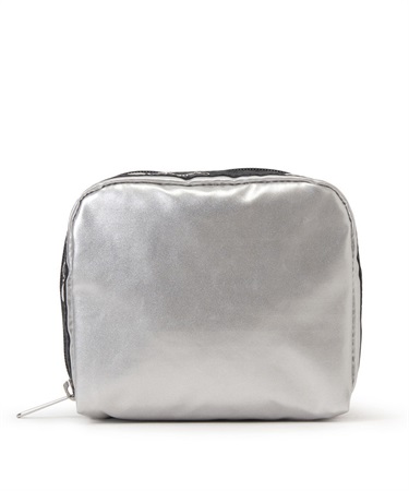 【LeSportsac for ADAM ET ROPE】SQUARE COSMETIC(アダムシルバー/ブラック-フリー)
