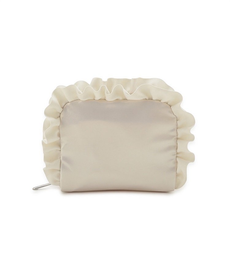 【LeSportsac × FRAY I.D】RF SQUARE COSMETIC パールシャインサテンラッフルFR