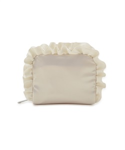 【LeSportsac × FRAY I.D】RF SQUARE COSMETIC パールシャインサテンラッフルFR