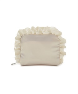 【LeSportsac × FRAY I.D】RF SQUARE COSMETIC パールシャインサテンラッフルFR(パールシャインサテンラッフルFR-フリー)