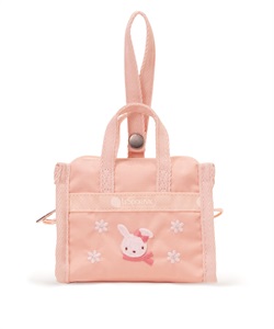 【LeSportsac×familiar】MICRO WEEKENDER CHARM(ファミリアピンクチャーム-フリー)