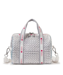 【LeSportsac Atelier】SM WEB BOSTON(シルヴァリーリップルWEB-フリー)