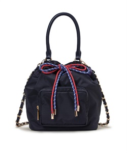 【LeSportsac Atelier】W DRAWSTRING CHAIN BAG(アビスフロストCD-フリー)