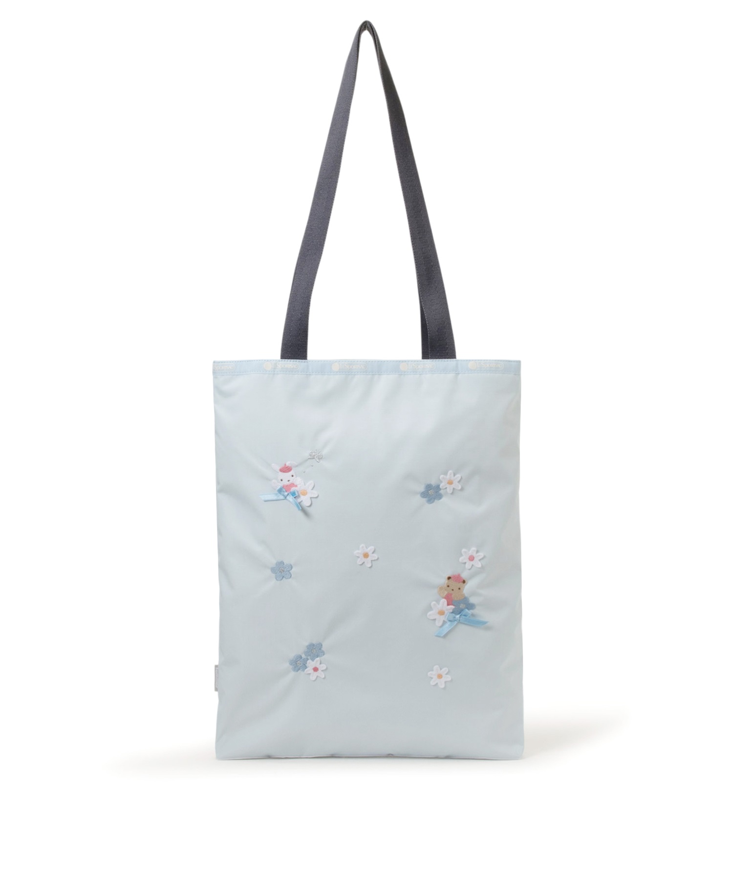 【LeSportsac×familiar】VERTICAL TOWN TOTE(ファミリアブルーバーティカルトート-フリー)