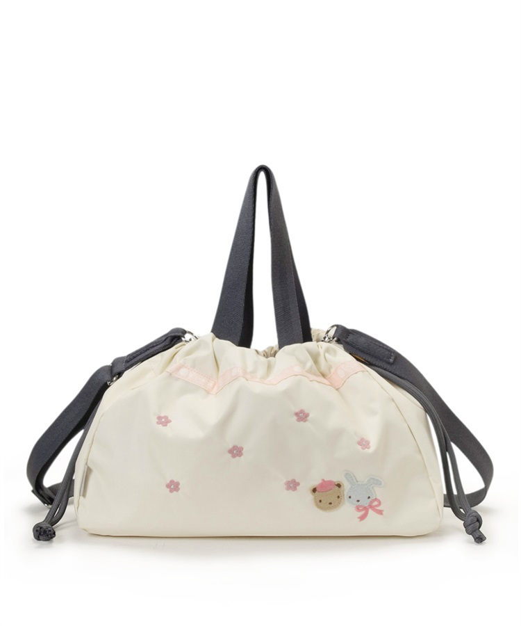 【LeSportsac×familiar】E/W TOWN DRAWSTRING BAG