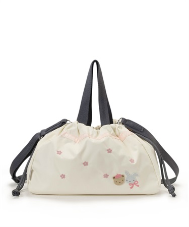 【LeSportsac×familiar】E/W TOWN DRAWSTRING BAG