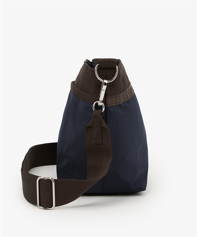 LESPORTSAC(レスポートサック) ショルダーバッグ スモール バケット バッグ 1115 ライトピンク×ダークグレー ストラップ着脱可 LESPORTSAC(レスポートサック) ショルダーバッグ スモール バケット