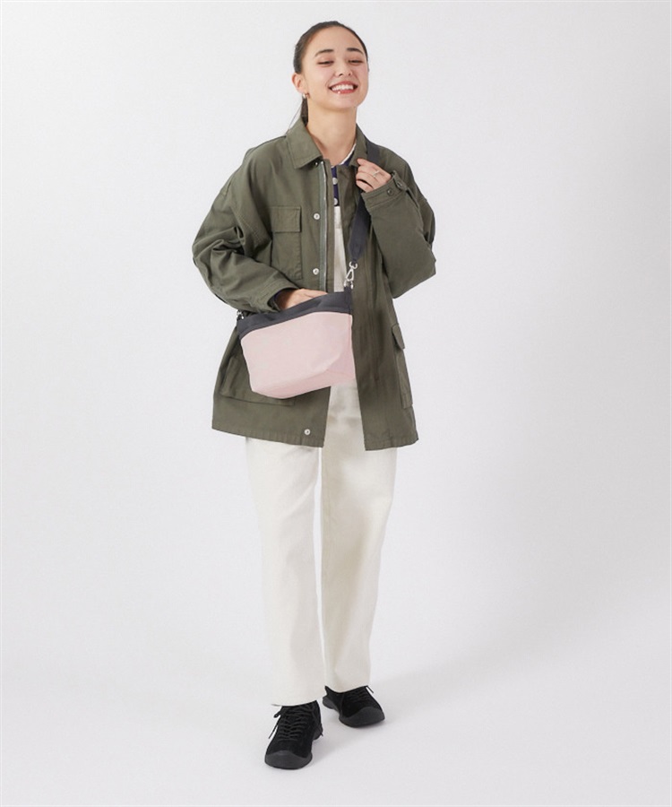 新品タグ付★レスポートサック ショルダーバッグ 白、桃色、緑 鳥ヤ木 斜め掛◎ 新品タグ付☆レスポートサック ショルダーバッグ 白、桃色、緑 鳥ヤ木