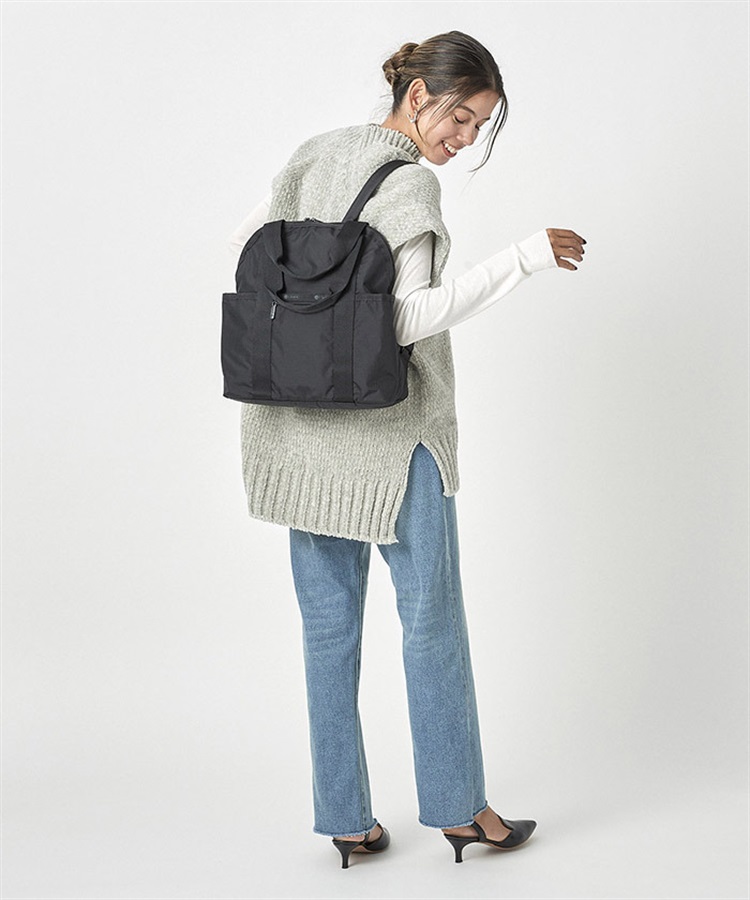 未使用 レスポートサック スペクテイター ドット ダブルトラブル リュック 紺 Amazon.co.jp: [レスポートサック] リュック ダブルトラブル