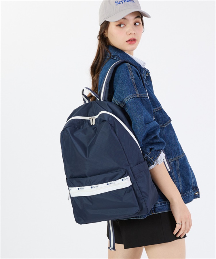 現行品】LeSportsac CLASSIC EVERYDAY ネイビー大容量