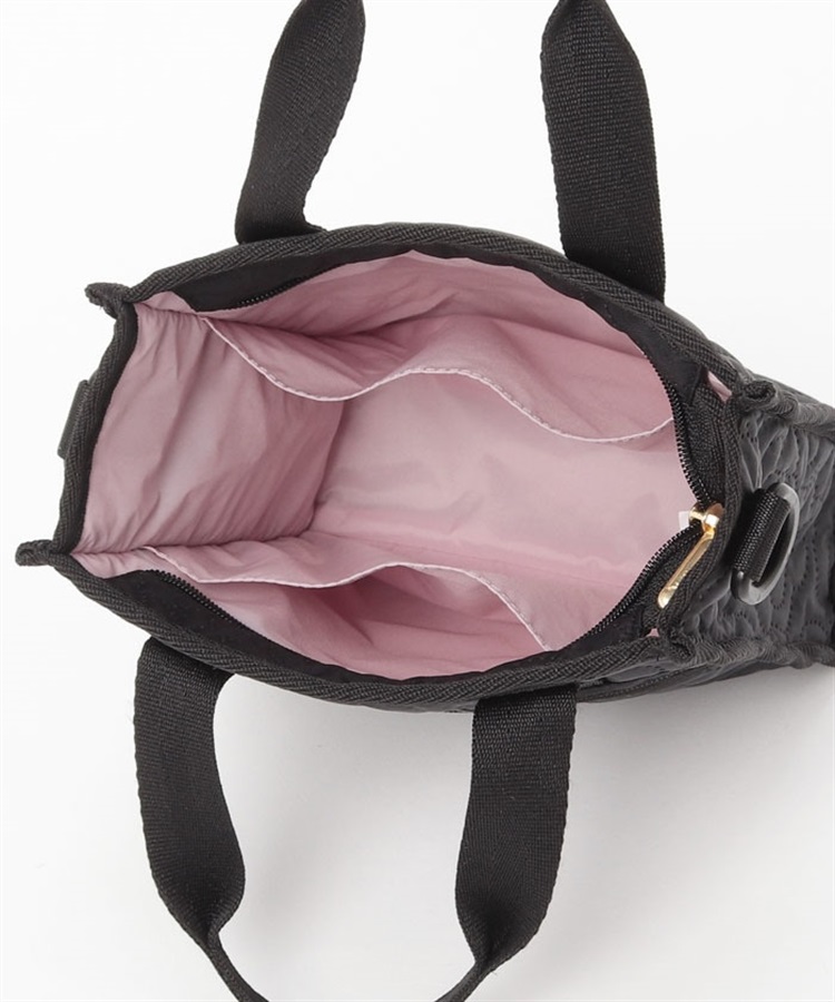 レスポートサック BOW MINI N/S TOTE ブラック 完売品 美品 レスポートサック LeSportsac BOW MINI N/S TOTE （ブラックボウズ