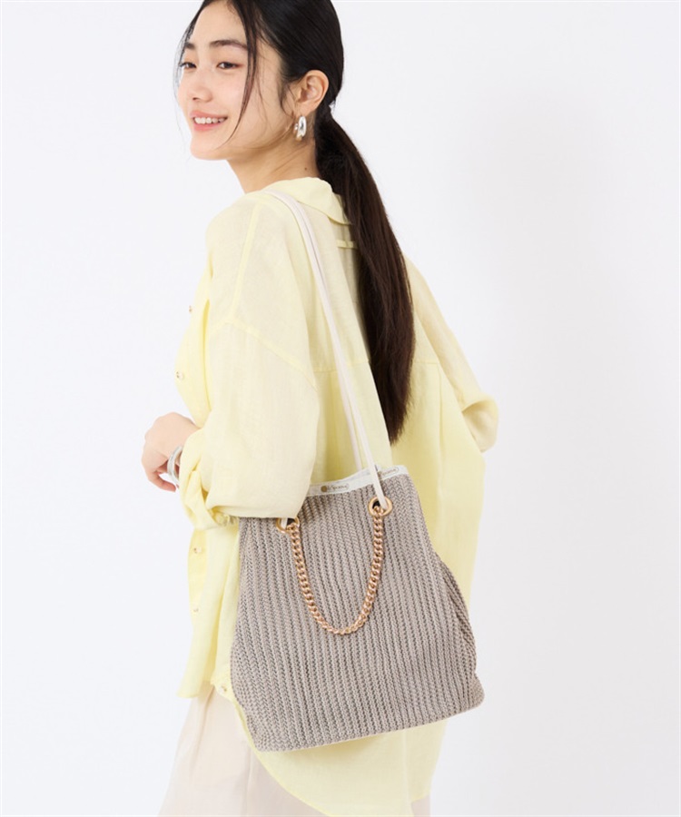 CHAIN CROCHET MED BUCKET｜トートバッグ｜バッグ｜レスポートサック
