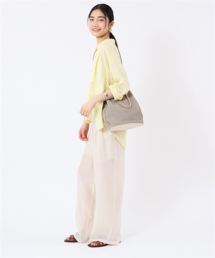 レスポートサック　CHAIN CROCHET MED BUCKET レスポートサック LeSportsac CHAIN CROCHET MED BUCKET （ブラック