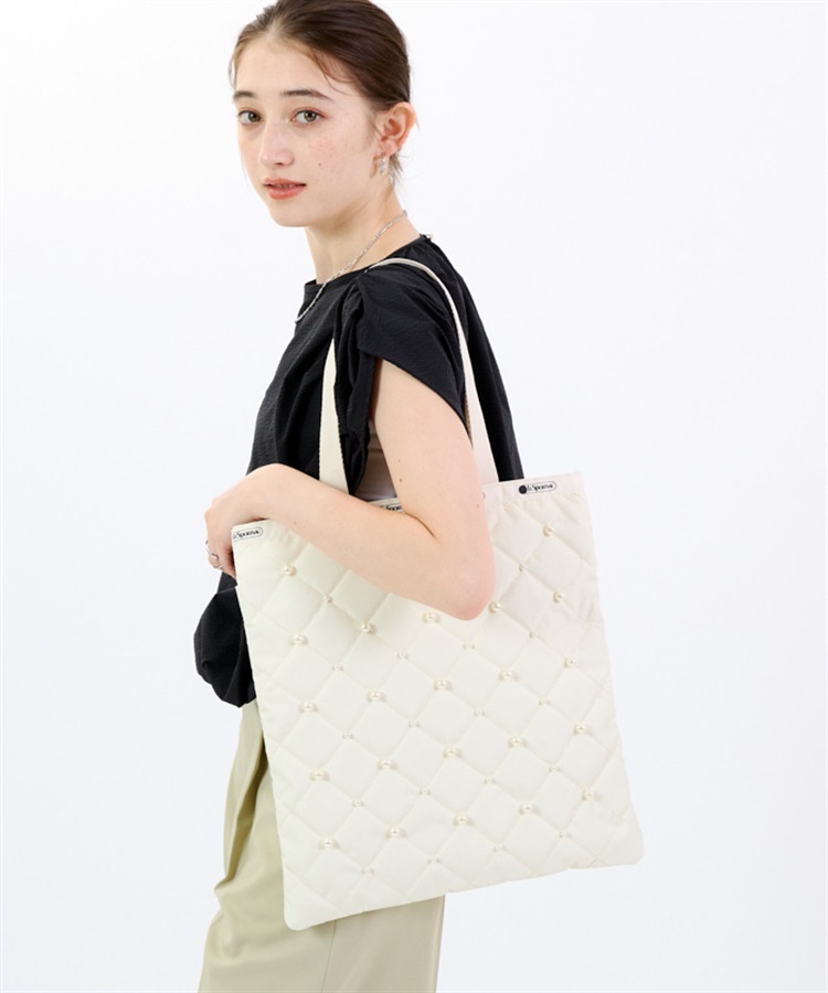 LG EMERALD TOTE W/ PEARLS｜トートバッグ｜バッグ｜レスポートサック