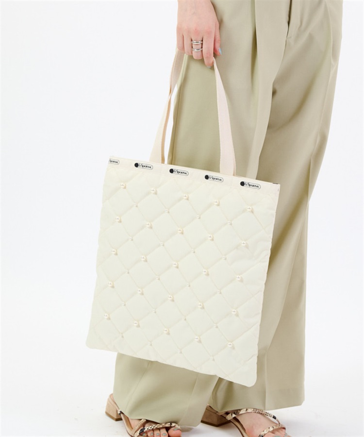 LG EMERALD TOTE W/ PEARLS｜トートバッグ｜バッグ｜レスポートサック