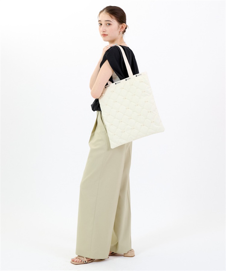 LG EMERALD TOTE W/ PEARLS｜トートバッグ｜バッグ｜レスポートサック