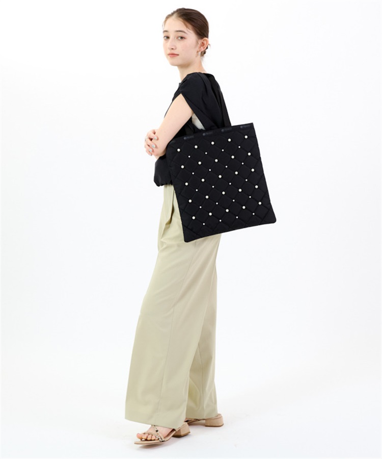 メゾンエシェル パール付きエコトートバッグ パール付きエコトートバッグ – Maison Echelle