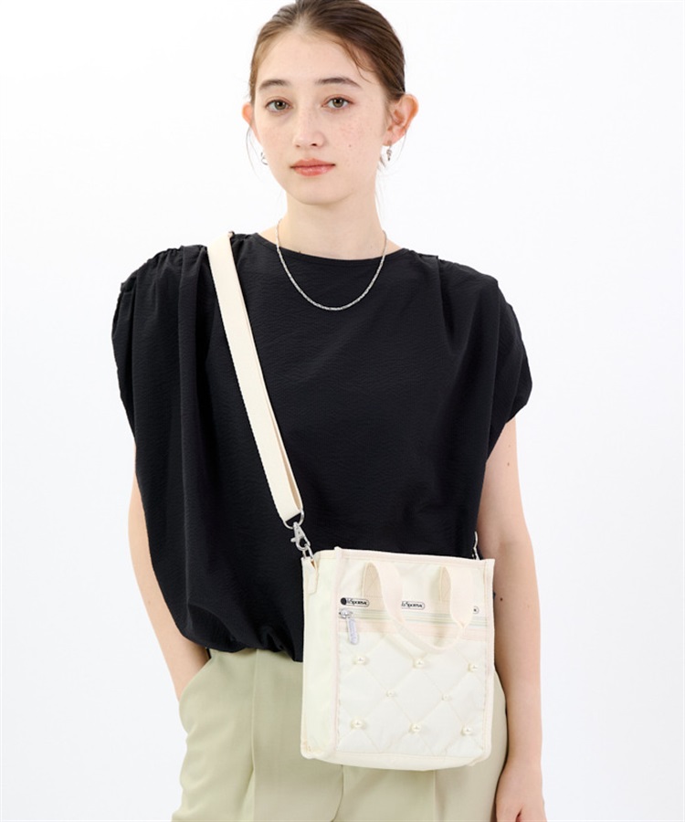 ★ガレ調コンポート★ MINI N/S TOTE W/ PEARLS｜トートバッグ｜バッグ｜レスポートサック