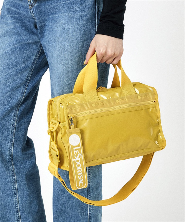 ひとりっぷ×レスポ バイクボストン2 ゴールド LeSportsac×ひとりっぷ（R)】BIKE BOSTON｜ハンドバッグ｜バッグ