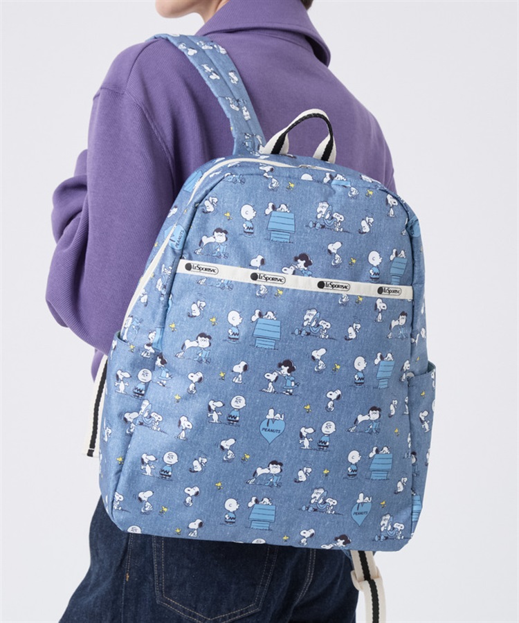 LeSportsac PEANUTS スヌーピーリュック PEANUTS×LeSportsac ROUTE BACKPACK (ピーナッツギャング)