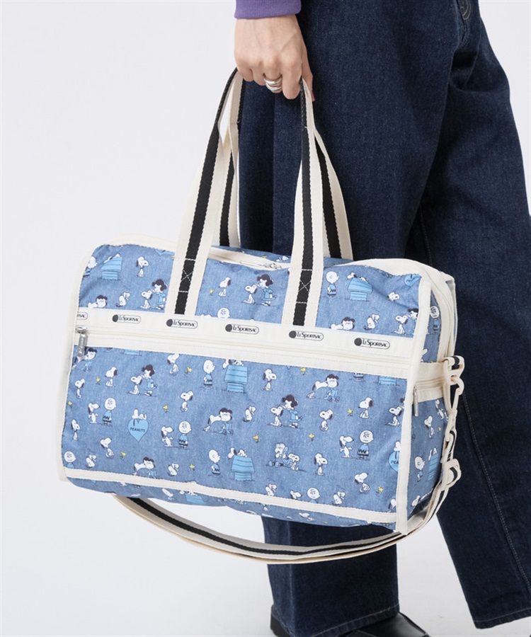 LeSportsac×PEANUTS】DELUXE MED WEEKENDER｜ボストンバッグ｜バッグ