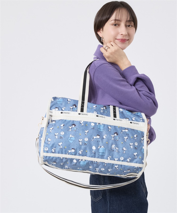 LeSportsac×PEANUTS】DELUXE MED WEEKENDER｜ボストンバッグ｜バッグ