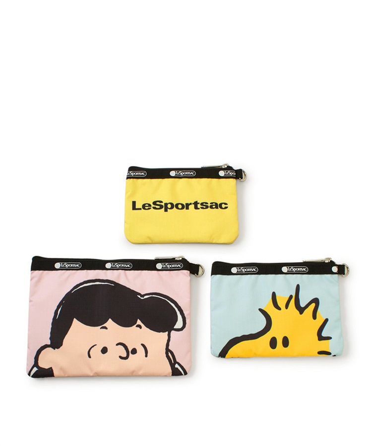 ユ*ト様 PEANUTS×LESPORTSACボストンバッグ・ポーチセット LeSportsac×PEANUTS】WRISTLET POUCH SET｜ポーチ｜ポーチ