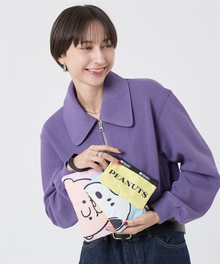 LeSportsac×PEANUTS】WRISTLET POUCH SET｜ポーチ｜ポーチ