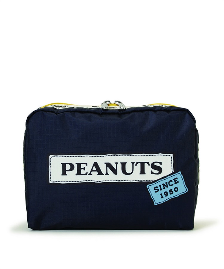 LeSportsac×PEANUTS】EXTRA LARGE RECTANGULAR COSMETIC｜ポーチ