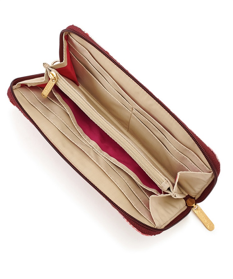 展示品】LESPORTSAC フルーツ柄 長財布 タグ付き カードケース