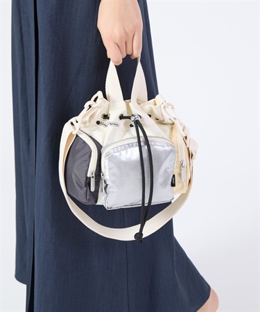 Ri⭐︎【LeSportsac×Ameri】ショルダーバッグ シルバー Ri⭐︎様 専用【LeSportsac×Ameri】ショルダーバッグ シルバー