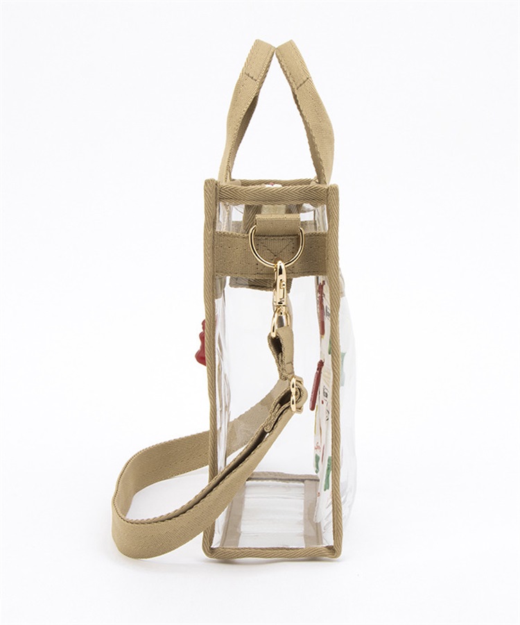 国内完売色●LeSportsac●CLEAR MINI N/S TOTEクリア/ナチュラル LeSportsac×HARIBO】CLEAR MINI N/S TOTE｜トートバッグ｜バッグ