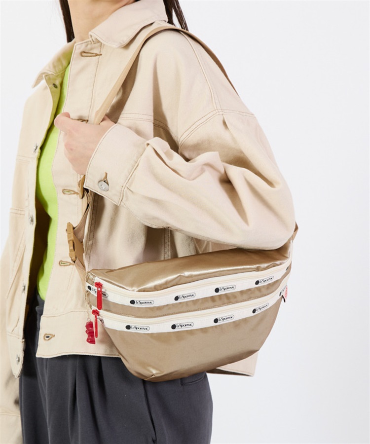 未使用級✨LeSportsac×HARIBO コラボ ゴールドボディバッグ LeSportsac×HARIBO】HERITAGE BELT BAG｜ベルトバッグ/ボディバッグ