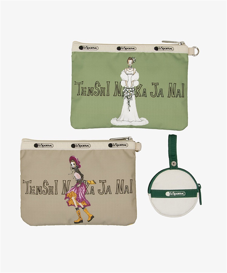 LeSportsac × りぼん70周年 】WRISTLET POUCH W/CHARM｜ポーチ｜ポーチ