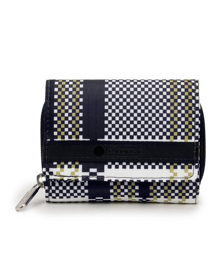【新品・未使用】LINKABLE サイドリボンラッシュガード ブラックチェック REESE WALLET｜財布｜ポーチ/アクセサリー｜レスポートサック公式