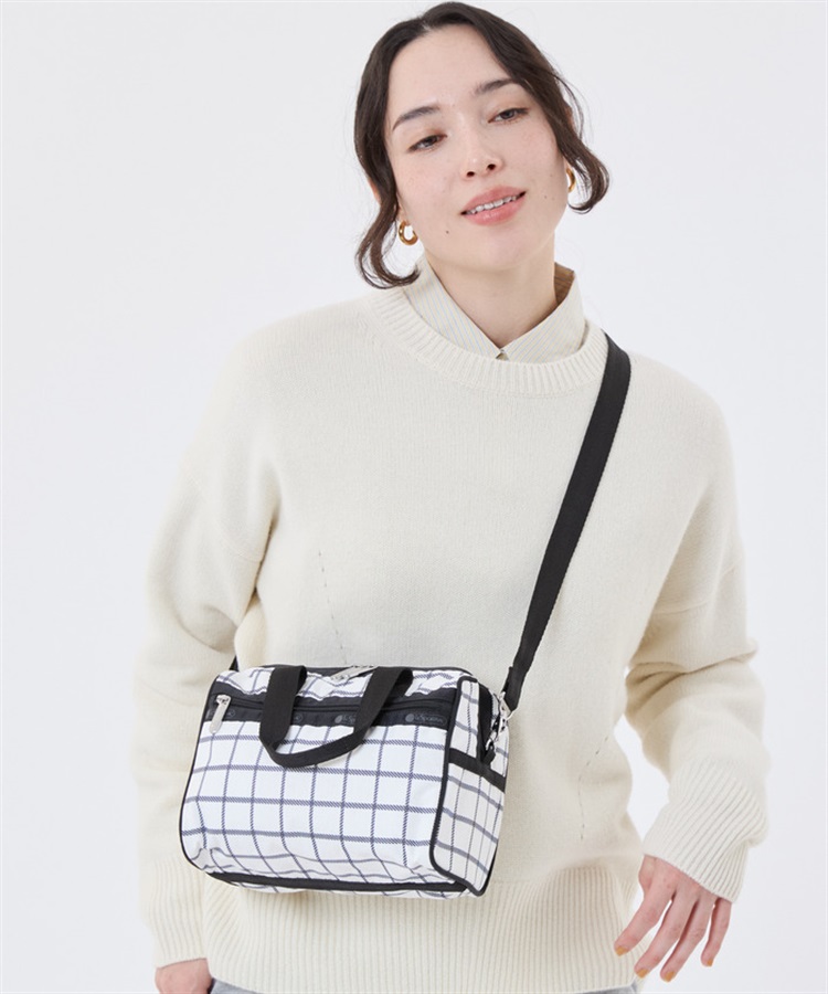 停止中 マキ様確認)シド ラババン白黒&ショッパーセット EVERYDAY SM SATCHEL｜ハンドバッグ｜バッグ｜レスポートサック公式