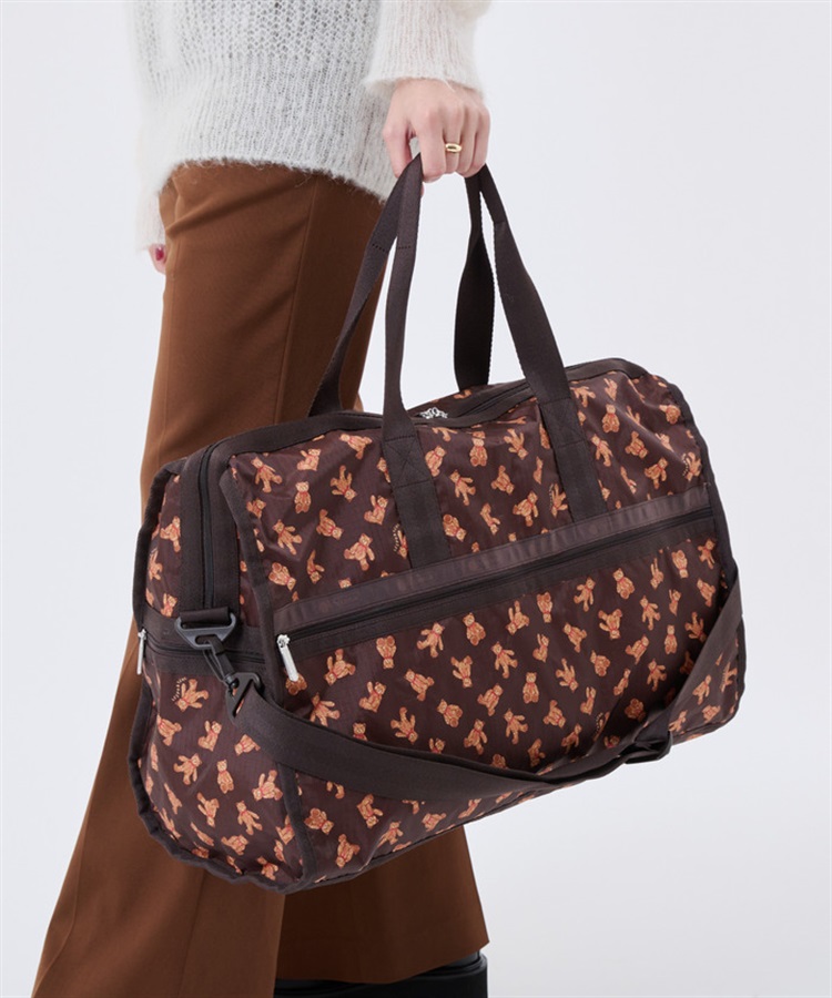 【極美品】LESPORTSAC レスポートサック ボストン 大容量 ブラウン LeSportsac（レスポートサック） ボストンバッグ - ブラウン