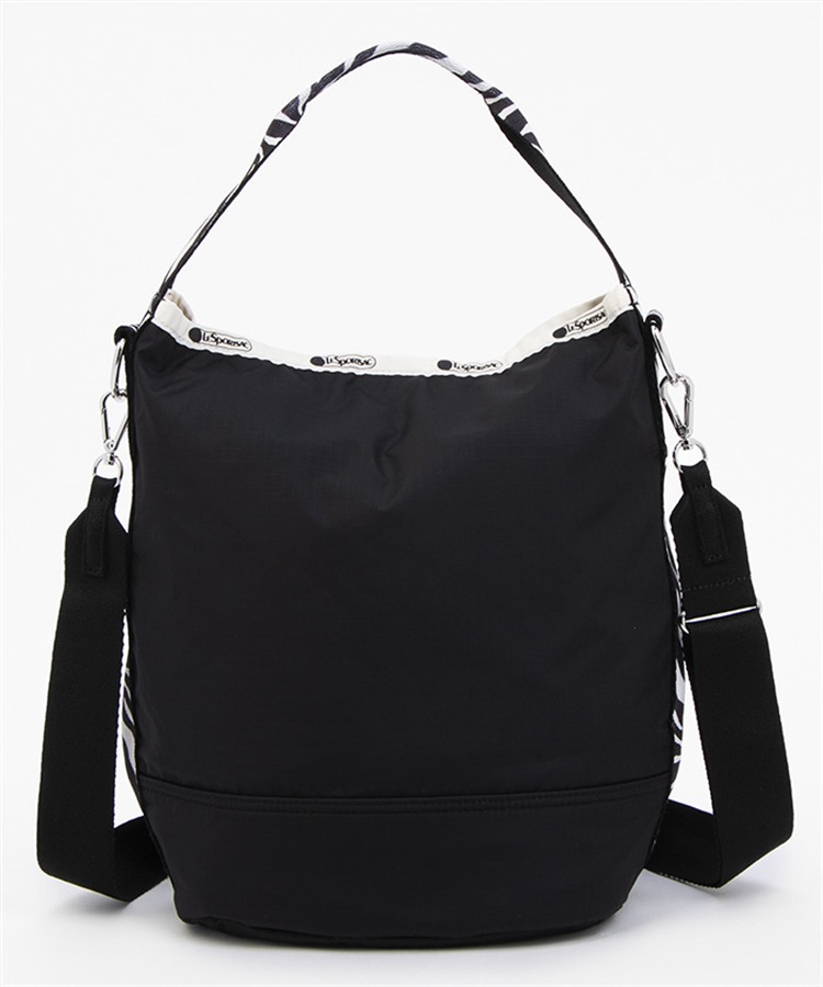 LeSportsac ブドワール モリー ブラック マチ広 肩掛け可能 LeSportsac ブドワール モリー ブラック マチ広 肩掛け可能