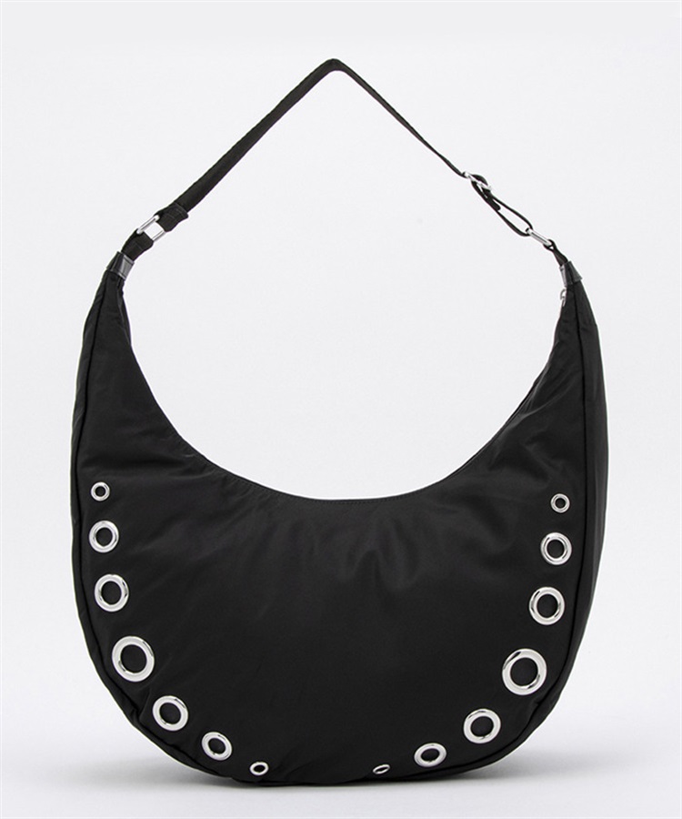 美品 レスポートサック オニキスグロメッツ GROMMET SM SHOULDER BAG/オニキスグロメッツ / LeSportsac