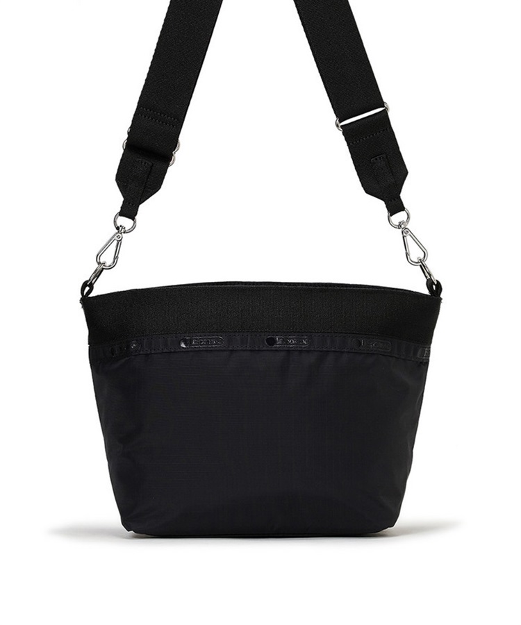 LESPORTSAC(レスポートサック) ショルダーバッグ スモール バケット バッグ 1115 ライトピンク×ダークグレー ストラップ着脱可 LESPORTSAC(レスポートサック) ショルダーバッグ スモール バケット