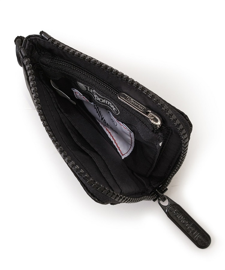 新品 レスポートサック SLIM WALLET STRAP ブラック CONVERSE TOKYO×LeSportsac】SLIM WALLET W/STRAP｜財布｜ポーチ