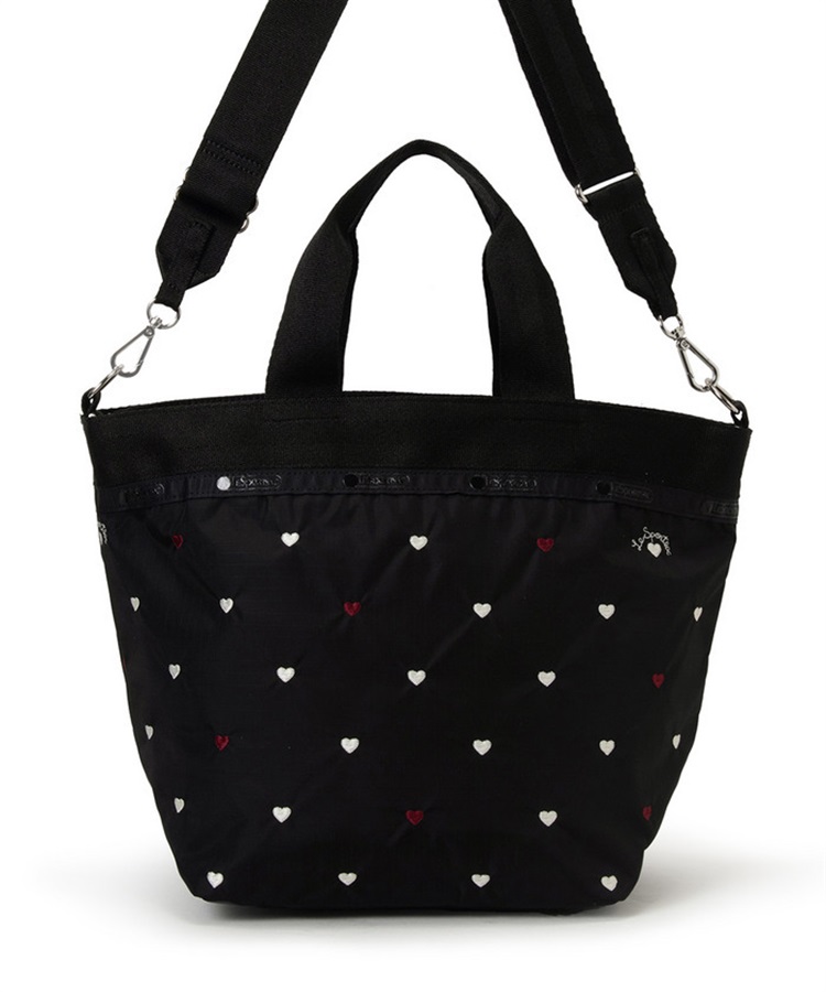 【みーこ】LeSportsac　フレッシュブラックハート　トートバッグ BUCKET TOTE｜トートバッグ｜バッグ｜レスポートサック公式｜LeSportsac