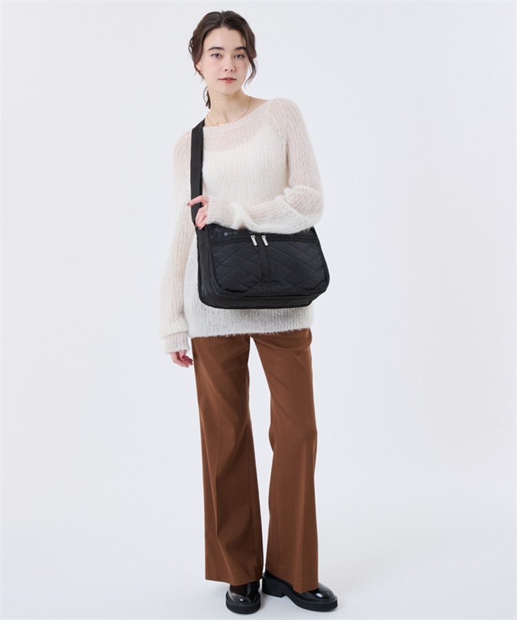 未使用保管品✨LeSportsac:DeluxeEverydayショルダーバッグ レスポートサック LeSportsac DELUXE EVERYDAY BAG （プティドット